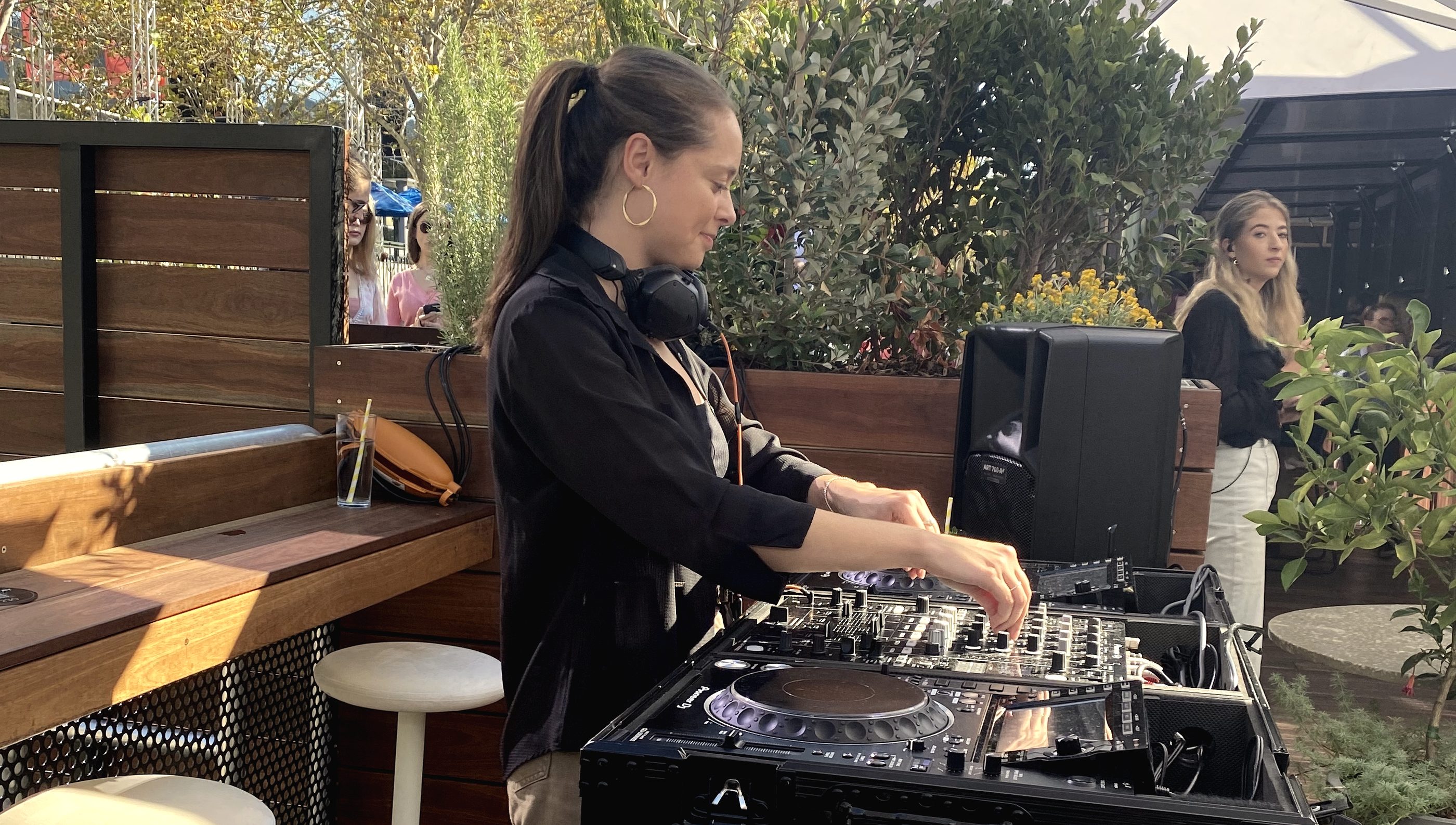 Mira Mira Collective performing at an outdoor venue